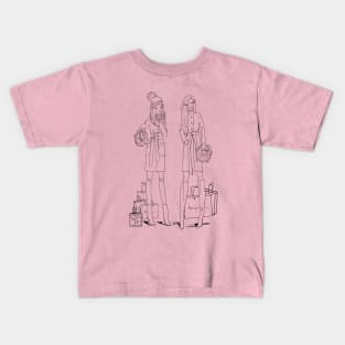 New Year shopping Kids T-Shirt